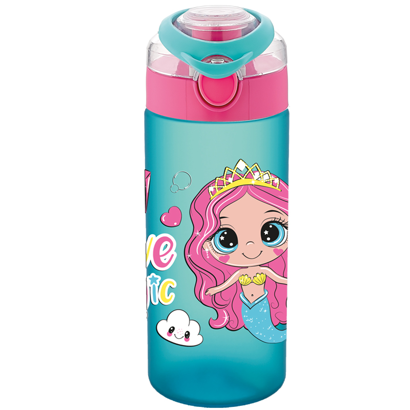 Sticla apa pt copii tritan soft touch 500ml cu deschidere automata si maner transport t-0108 noki [3]