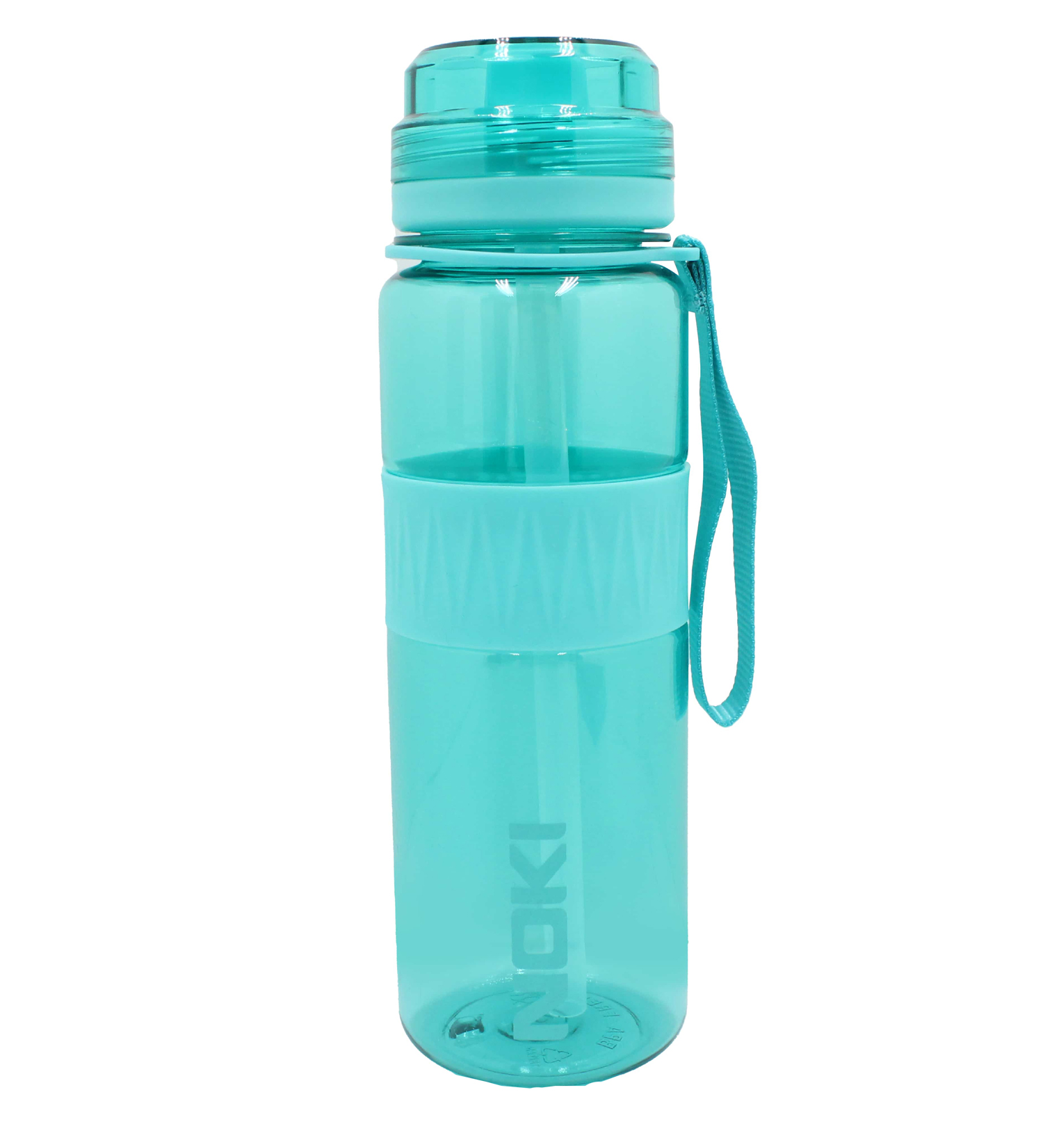 Sticla apa tritan 590ml cu deschidere cu filet si maner transport t-0114 noki