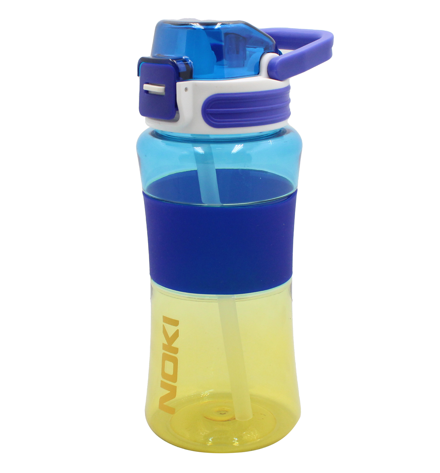 Sticla apa tritan 700ml cu pai deschidere automata si maner transport t-0115 noki