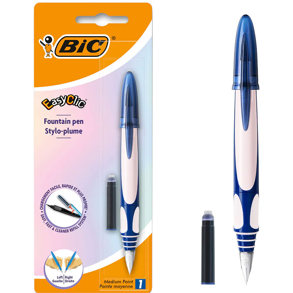 Stilou easy click standard blister bic [3]
