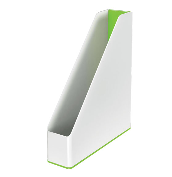 Suport Documente Plastic Verde Metalizat/Alb Wow Leitz