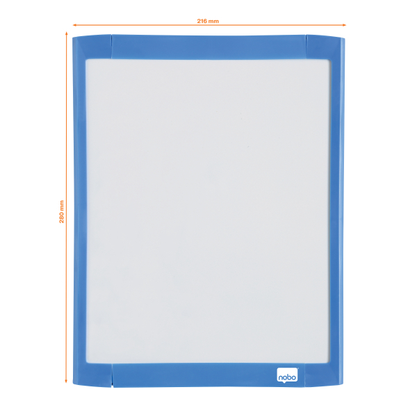 Tabla magnetica 21*28 cm + accesorii alba rama color nobo [2]