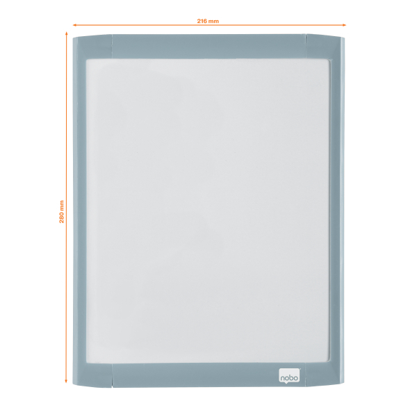 Tabla magnetica 21*28 cm + accesorii alba rama pastel nobo [2]