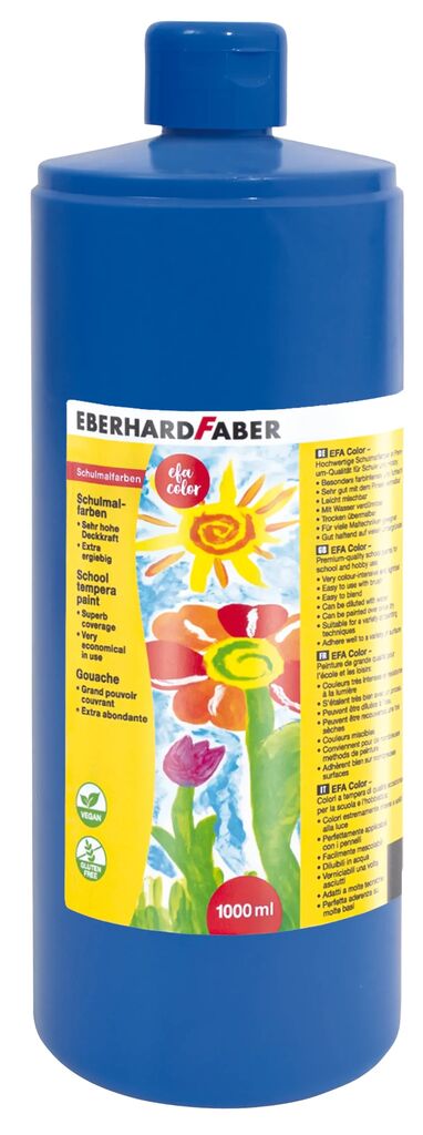Tempera 1000 Ml Albastra Eberhard Faber