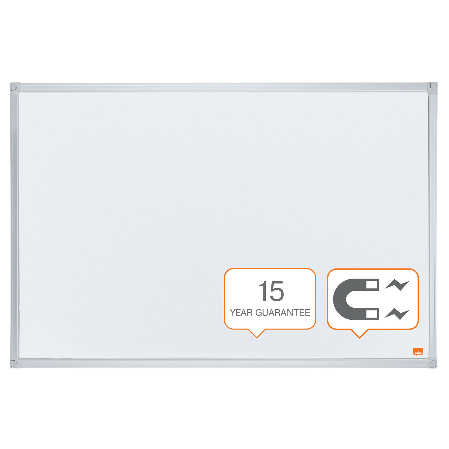Whiteboard magnetic 60 x 90 cm essentials nobo [1]