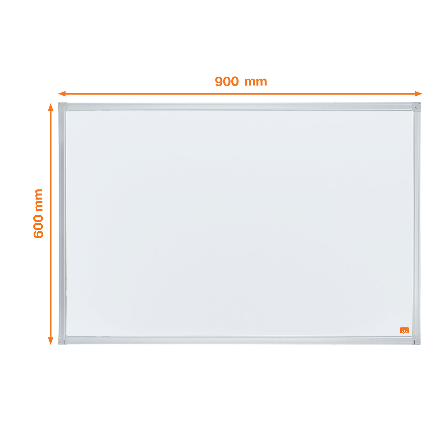 Whiteboard magnetic 60 x 90 cm essentials nobo [2]