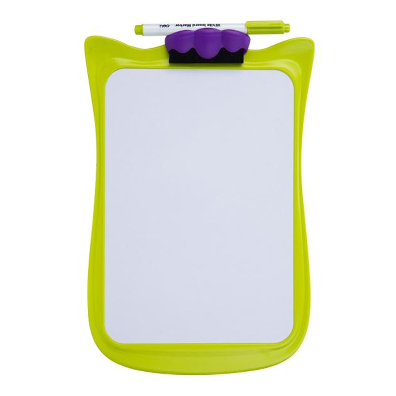 Whiteboard scolar cu rama plastic 30*21cm deli [1]