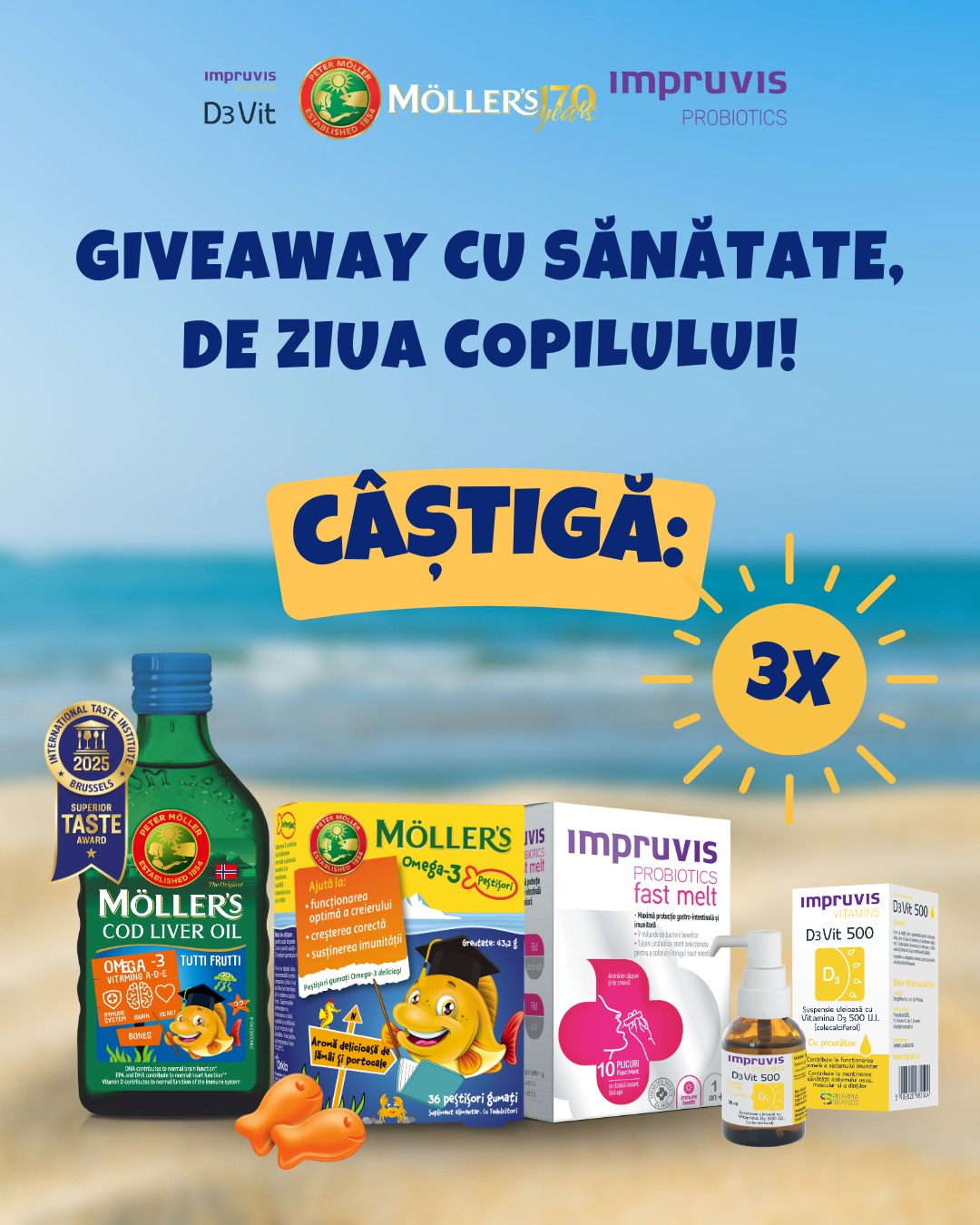 Giveaway cu sanatate, de Ziua Copilului