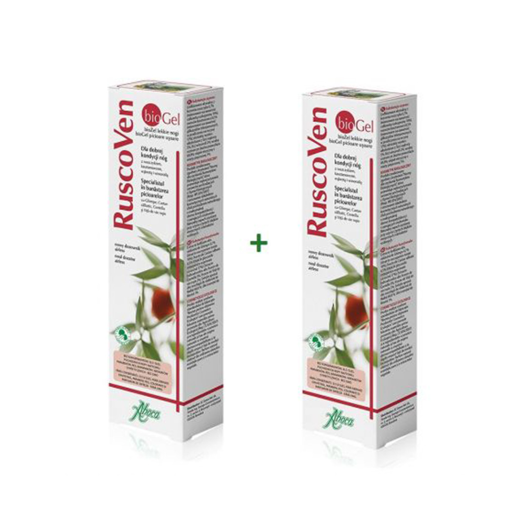 Pachet 1+1: Ruscoven gel, 100 ml, Aboca 