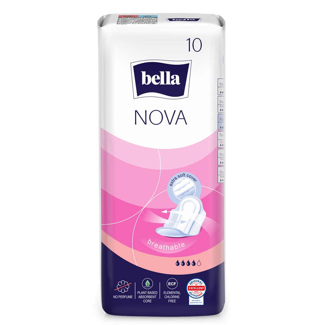 Absorbante igienice Nova, 10 bucati, Bella