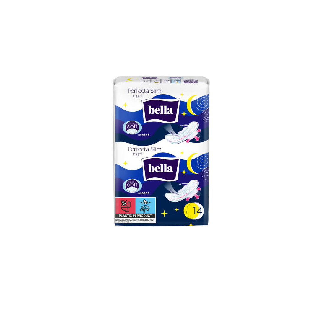 Absorbante Perfecta slim night extra soft, 14 bucati, Bella