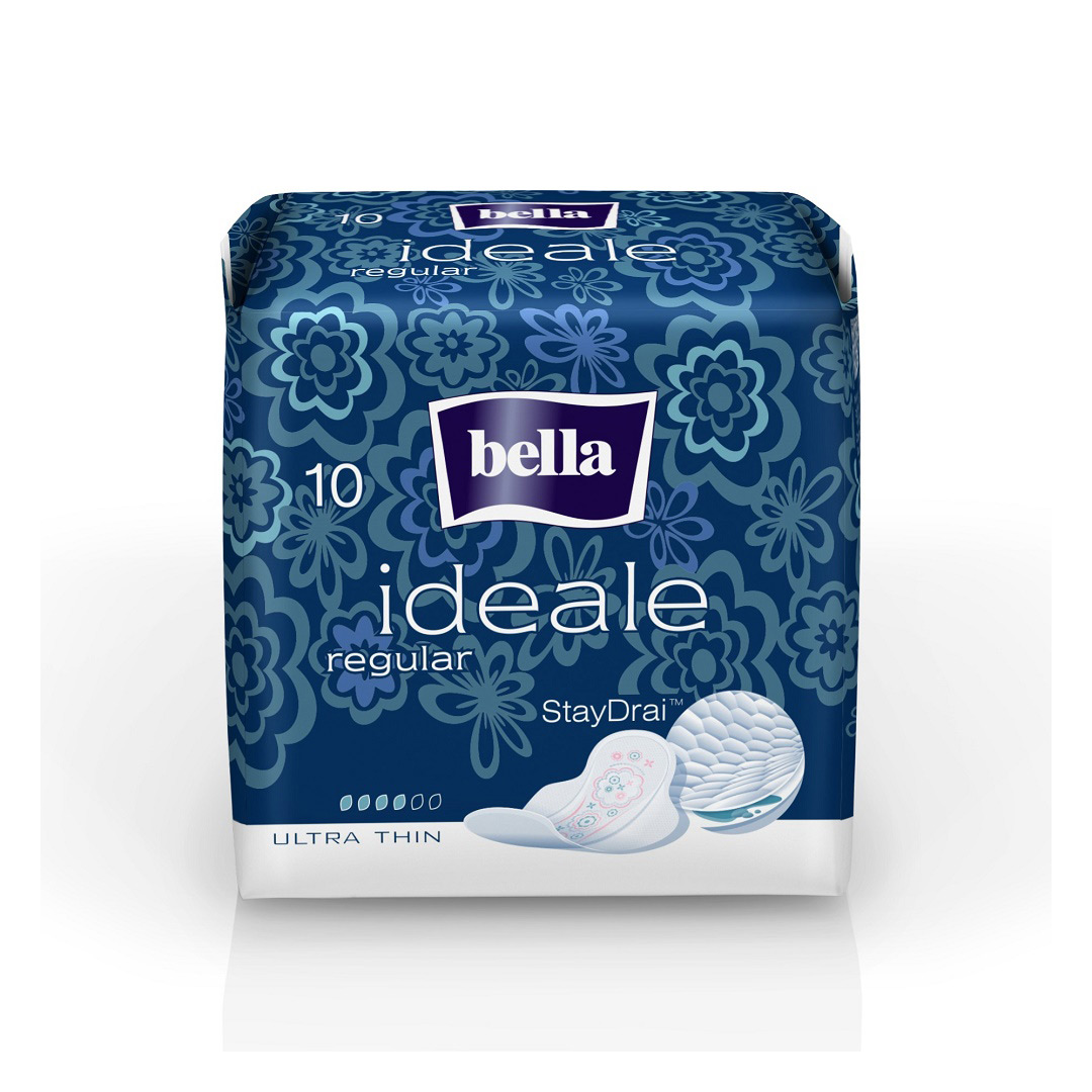 Absorbante regular Ultra thin StayDrai Ideale, 10 bucati, Bella