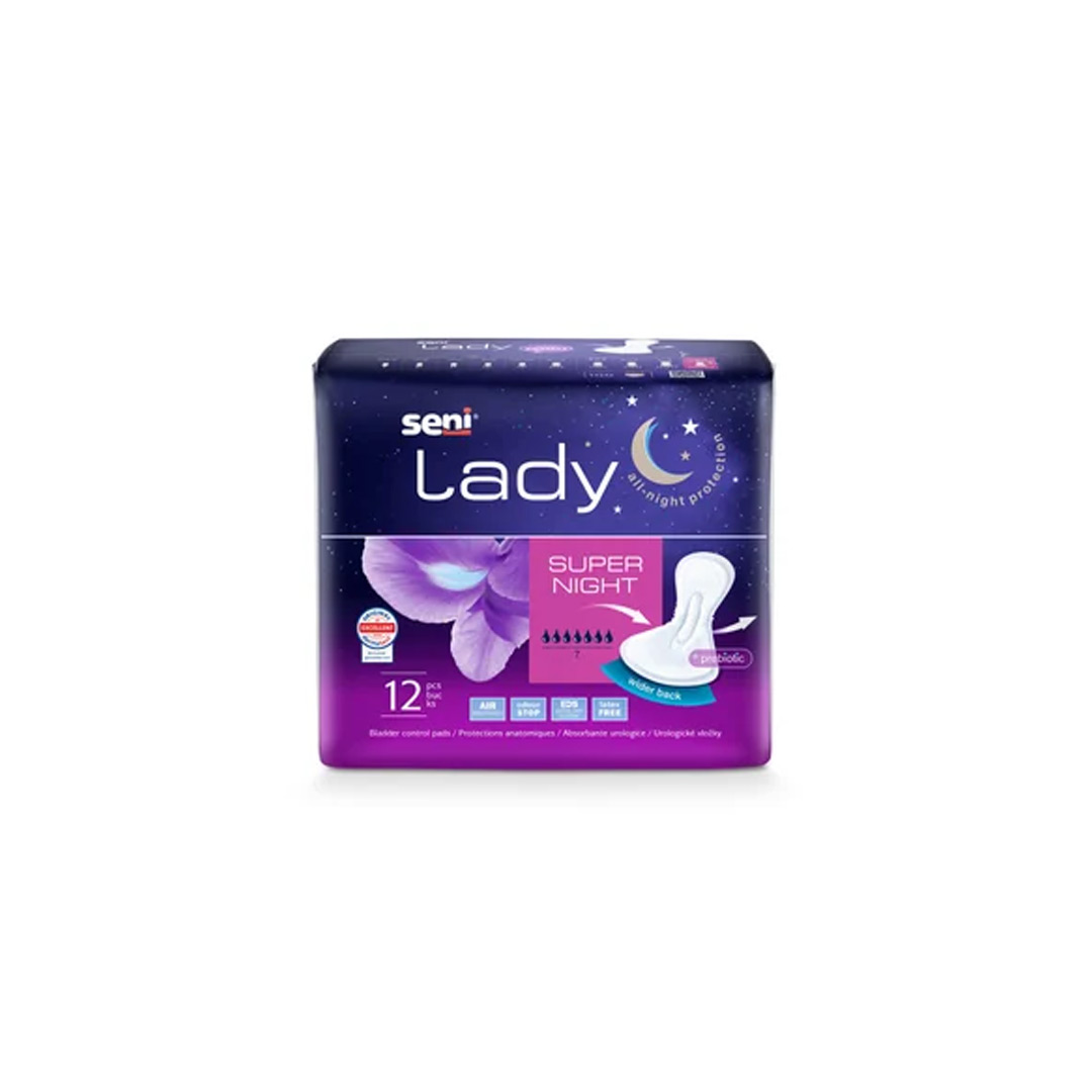 Absorbante urologice Super Night Lady, 12 bucati, Seni