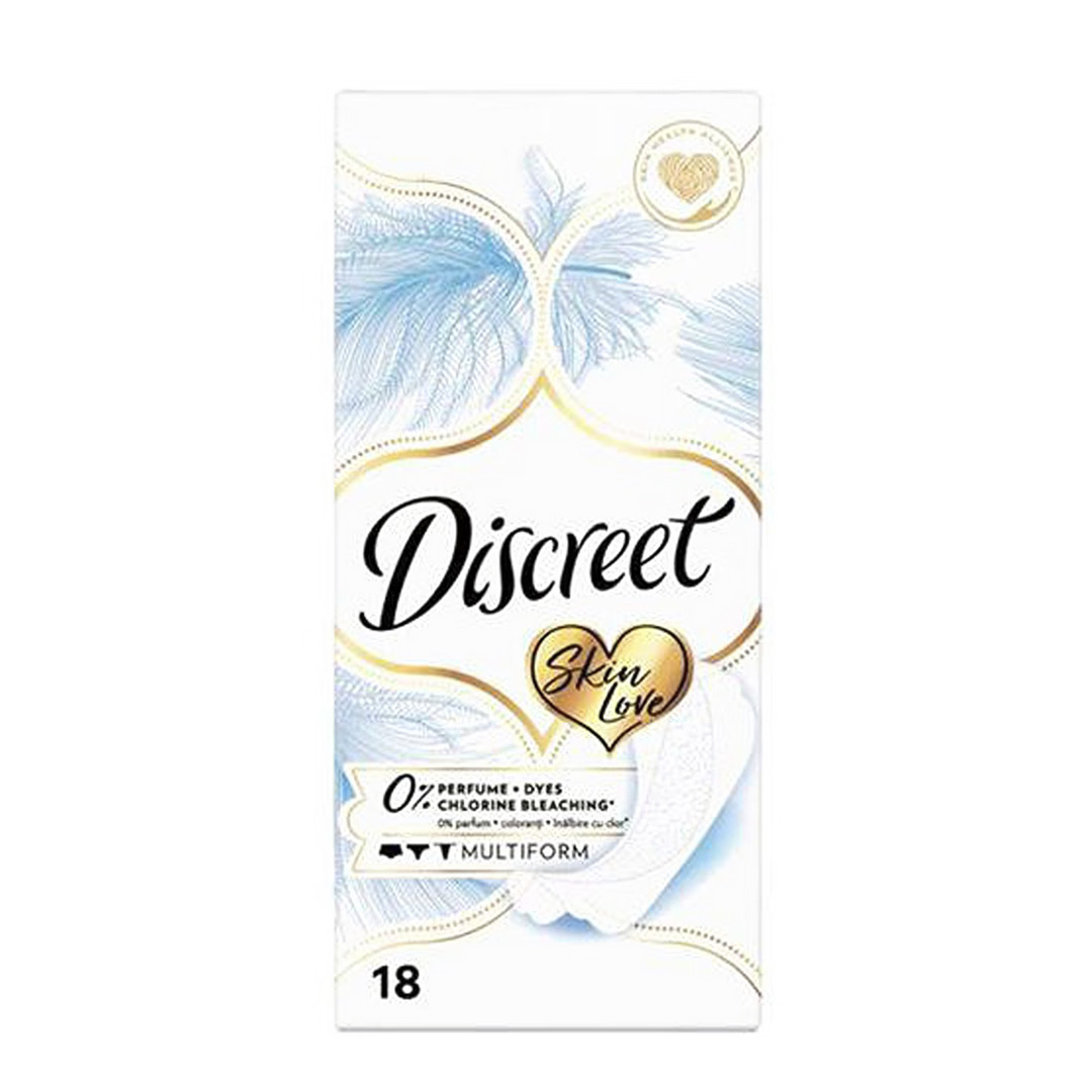 Absorbante zilnice Discreet Deo Skin Love, 18 bucati