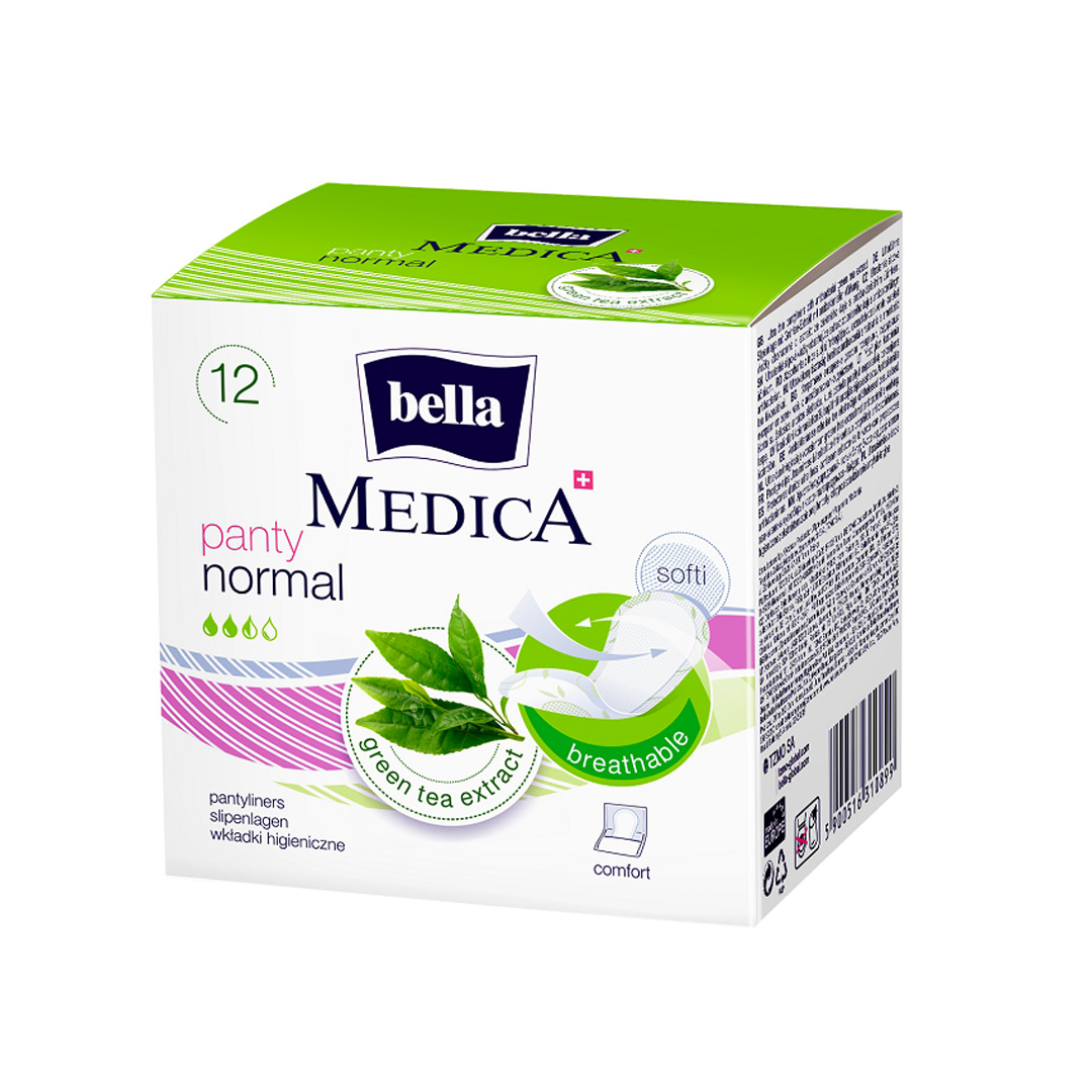 Absorbante zilnice Medica Panty Normal, 12 bucati, Bella