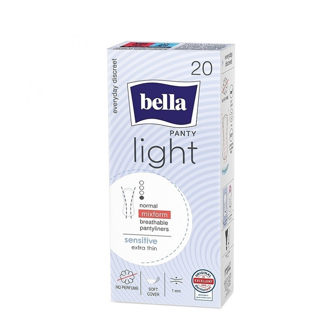 Absorbante zilnice Panty Sensitive, 20 bucati, Bella