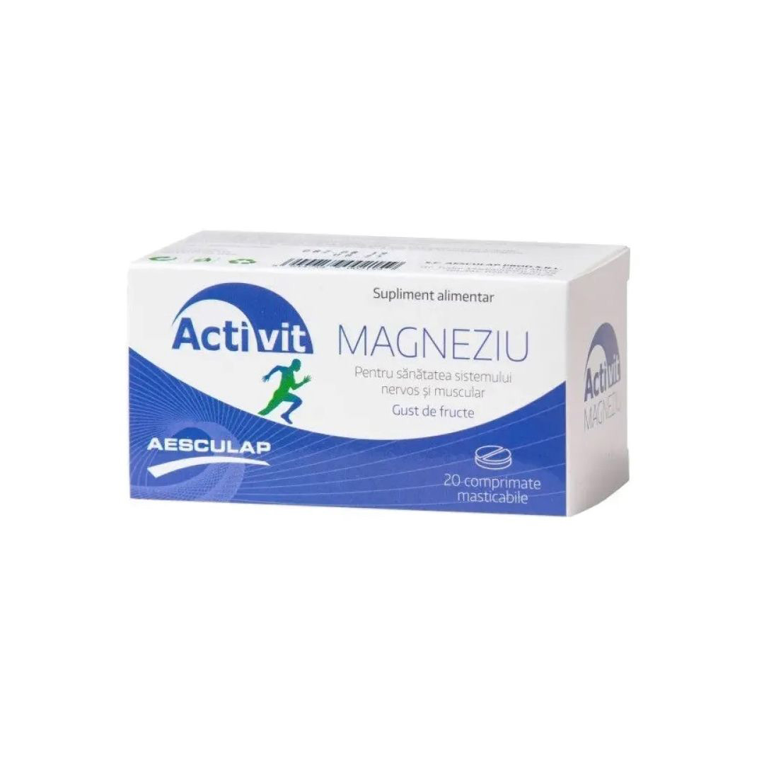 Activit Magneziu, 20 comprimate masticabile, Aesculap