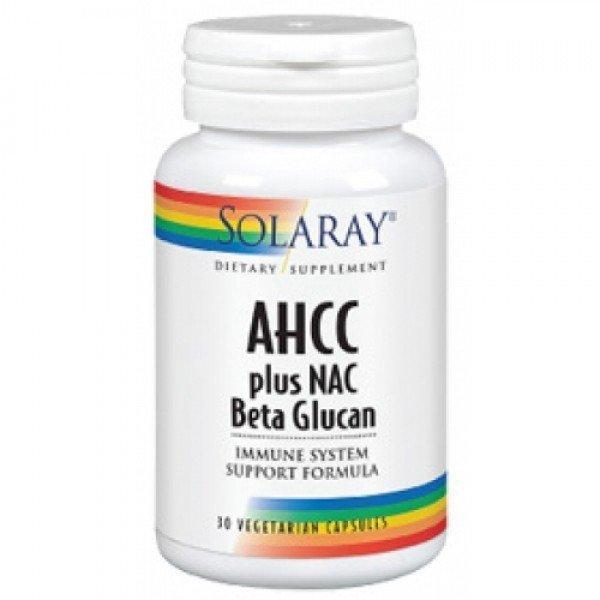 AHCC plus NAC&BETA GLUCAN cps.- SOLARAY