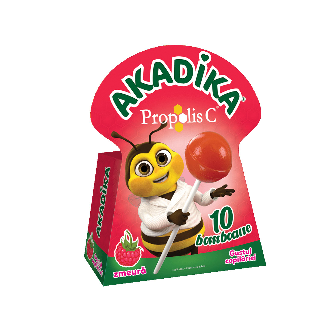 Akadika Propolis C Zmeura, 10 acadele, Fiterman