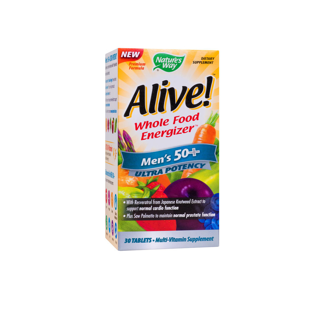 Alive Once Daily Mens 50+ Ultra Nature's Way, 30 tablete, Secom