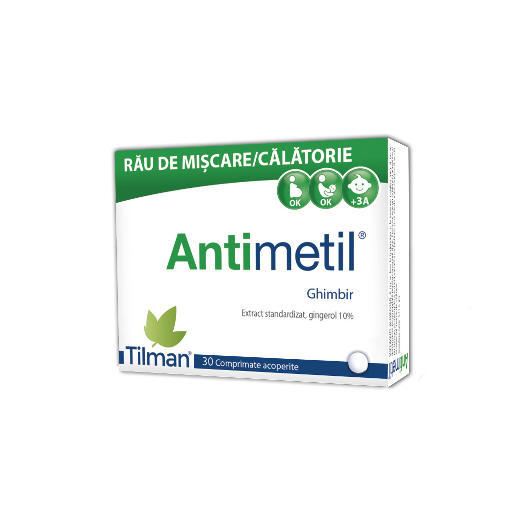 Antimetil, 30 comprimate, Tilman