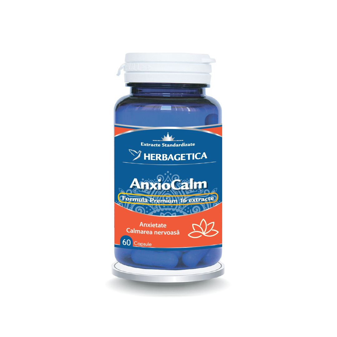 Anxiocalm, 60 capsule, Herbagetica