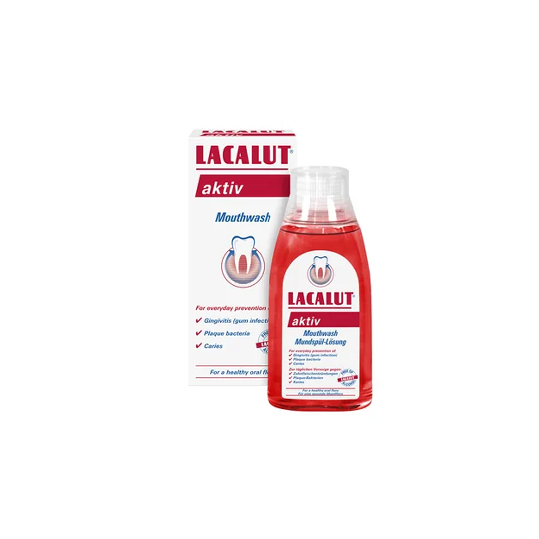 Apa de gura Antiplaque, 300 ml, Lacalut