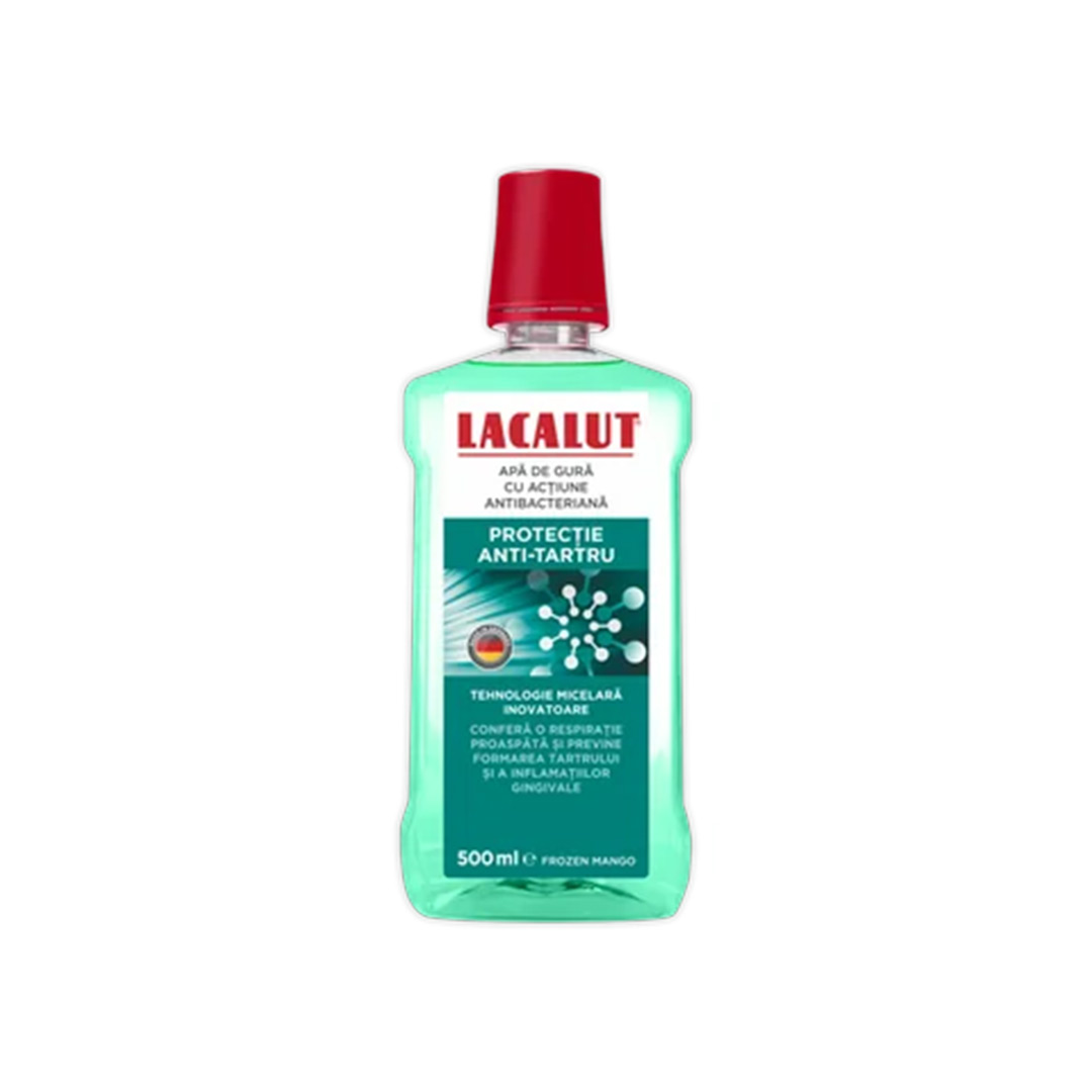 Apa de gura micelara protectie antitartru, 500 ml, Lacalut