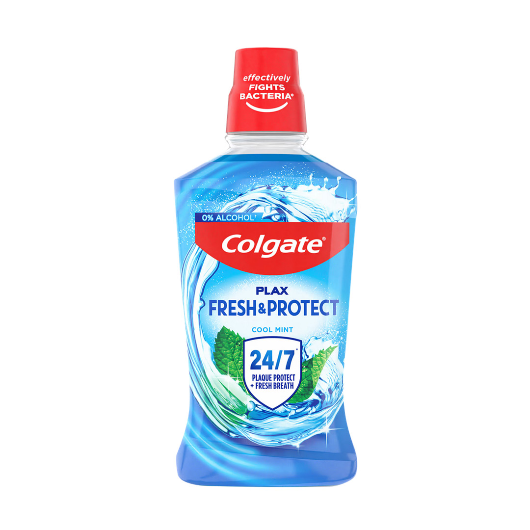 Apa de gura Plax Cool Mint, 500 ml, Colgate