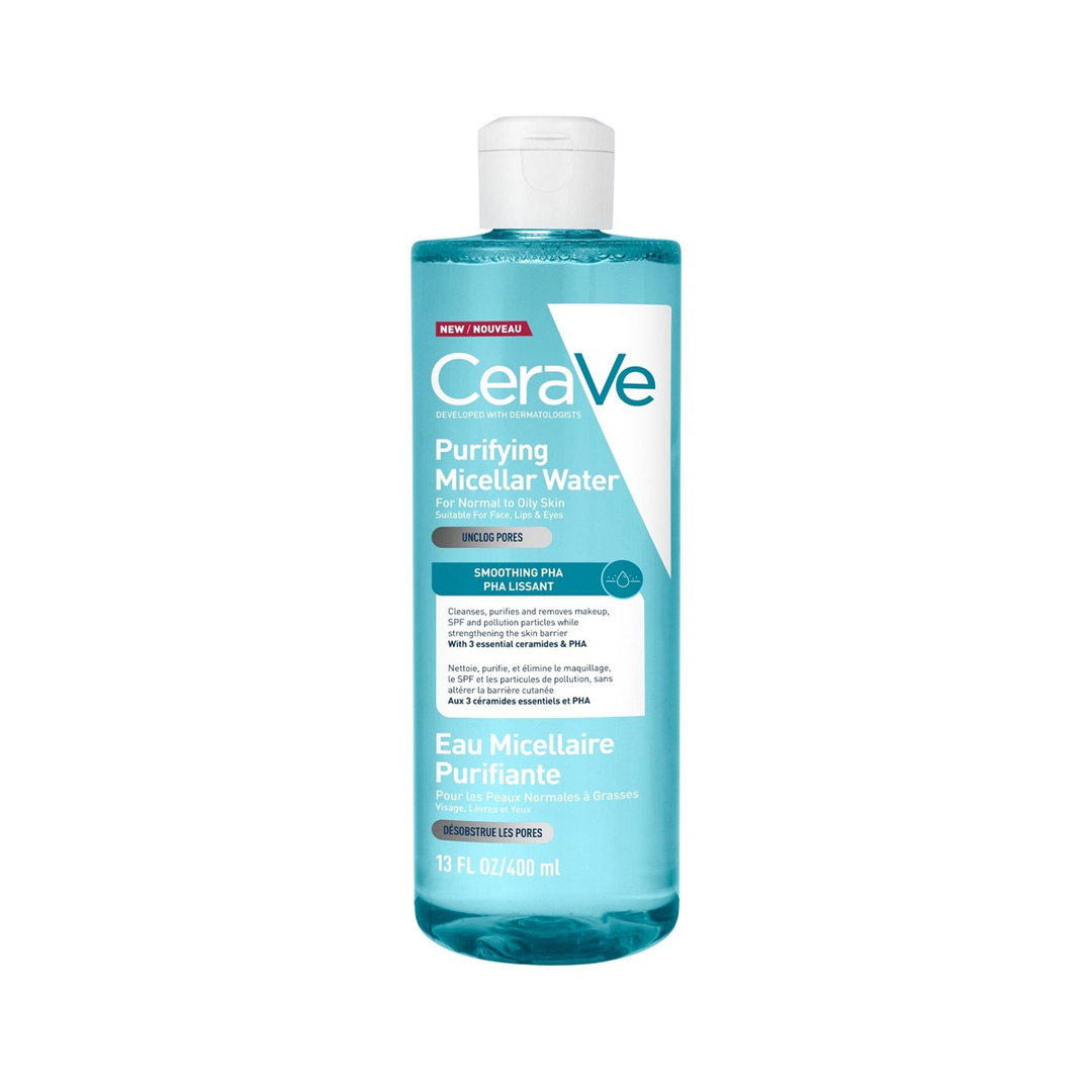 Apa micelara purifianta pentru ten normal si gras, 400 ml, CeraVe