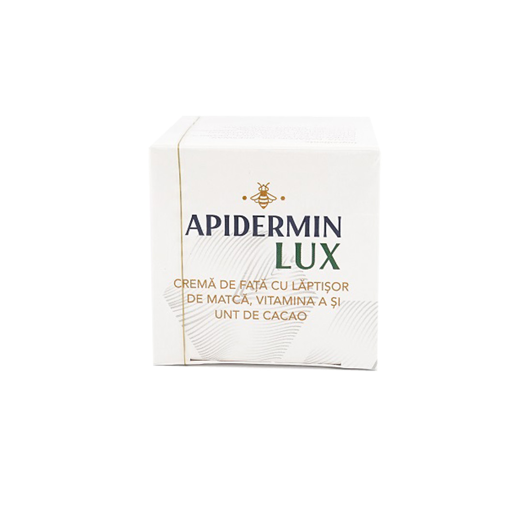 Crema de fata cu laptisor de matca Apidermin Lux, 50 ml, Complex Apicol Veceslav