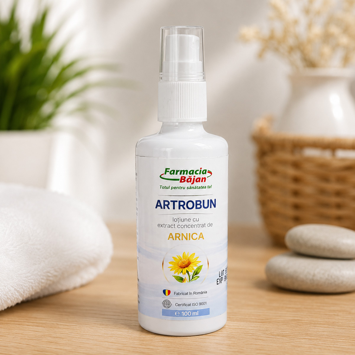 Artrobun lotiune Arnica, 100 ml, Farmacia Bajan