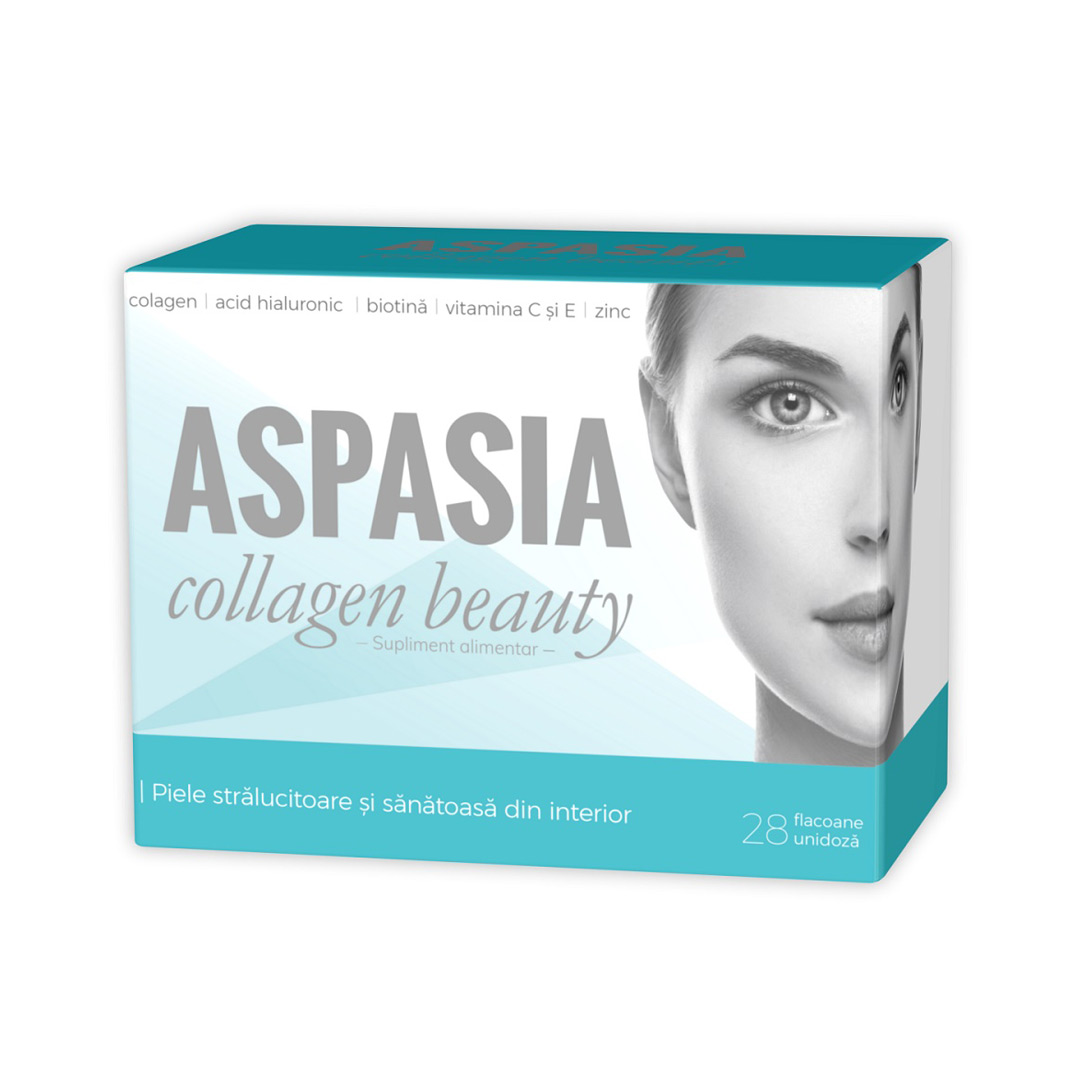 Aspasia Collagen Beauty, 28 flacoane, Natur Produkt 