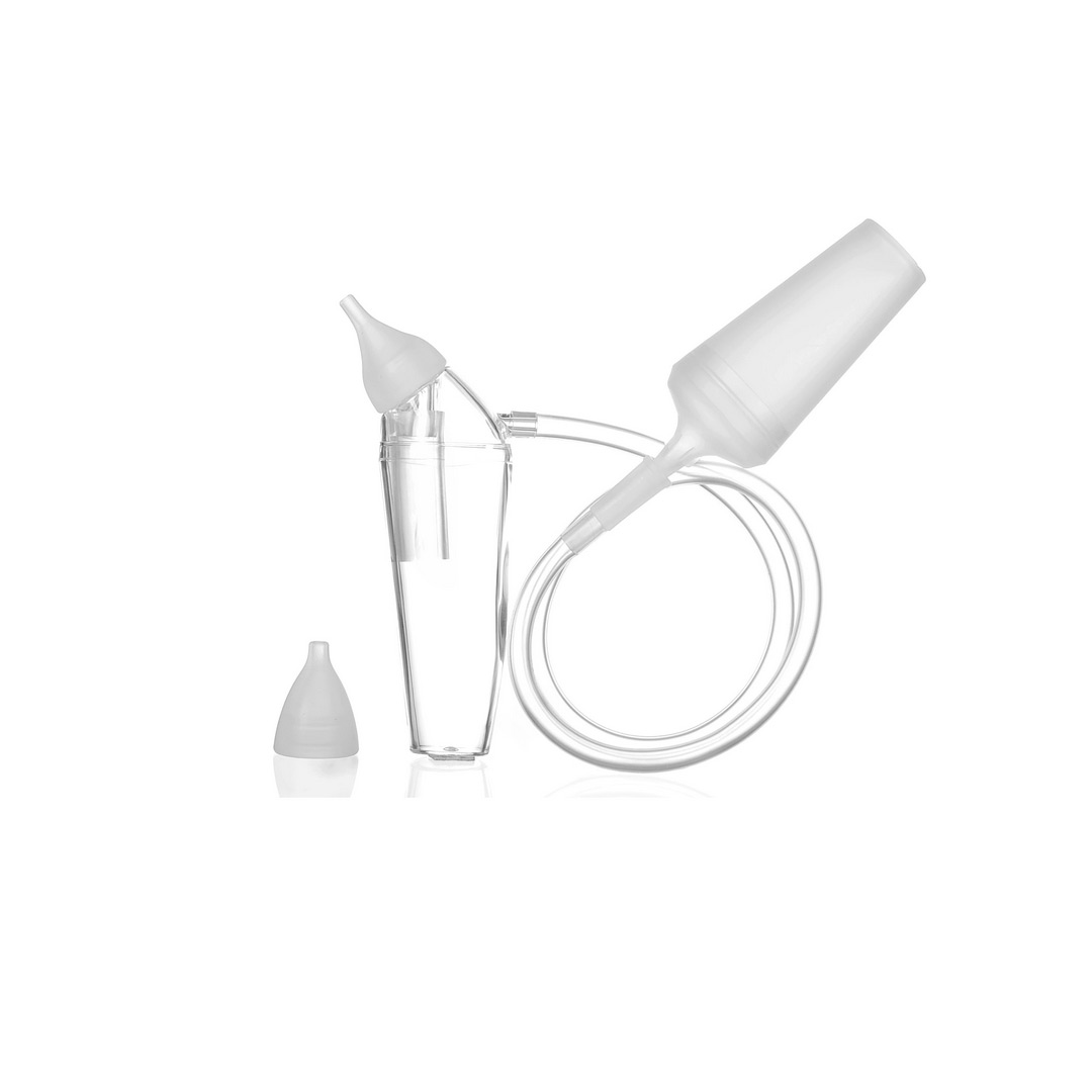 Aspirator nazal Minut Baby, 2 varfuri de silicon, aspiratie 2 in 1