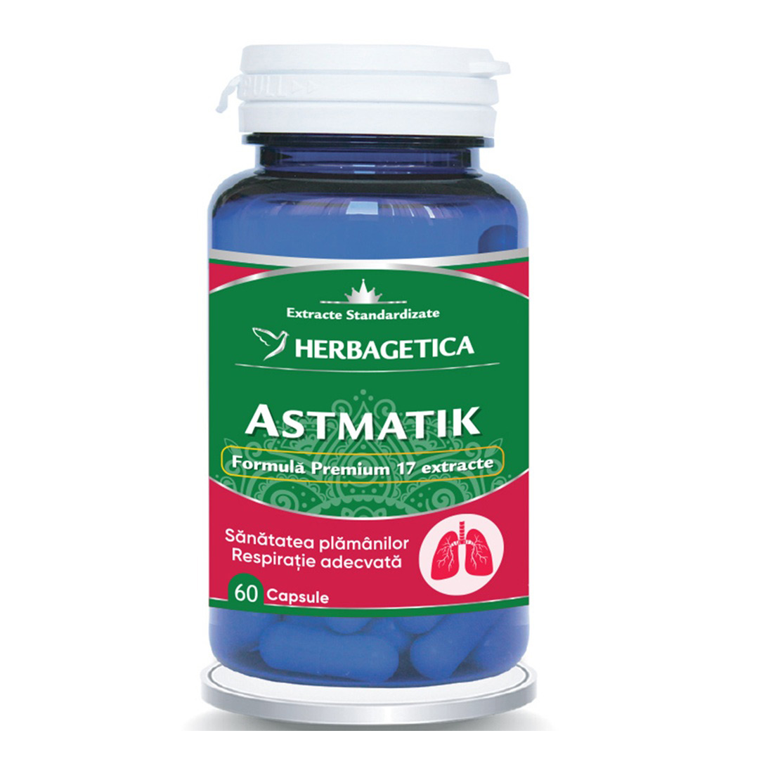 Astmatik, 60 capsule, Herbagetica