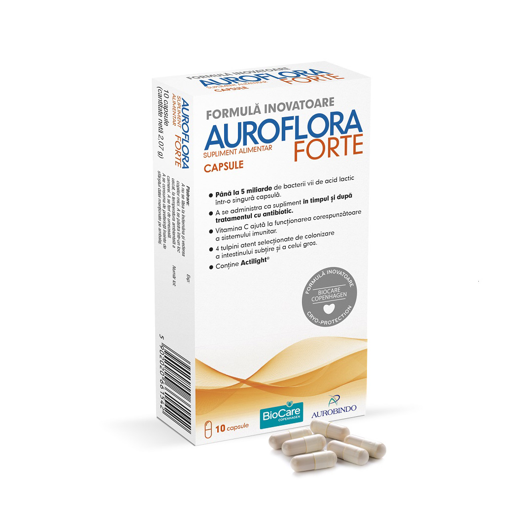 Auroflora Forte, 10 capsule, Aurobindo