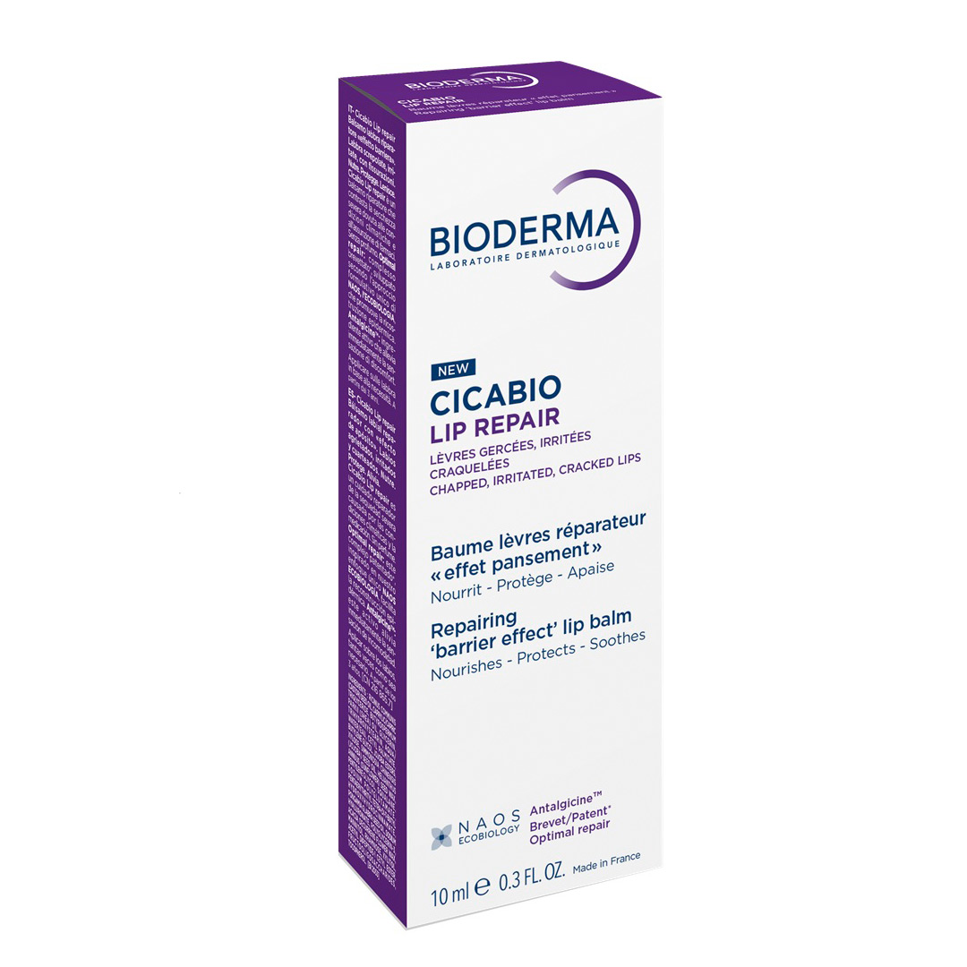 Balsam de buze reparator Cicabio, 10 ml, Bioderma