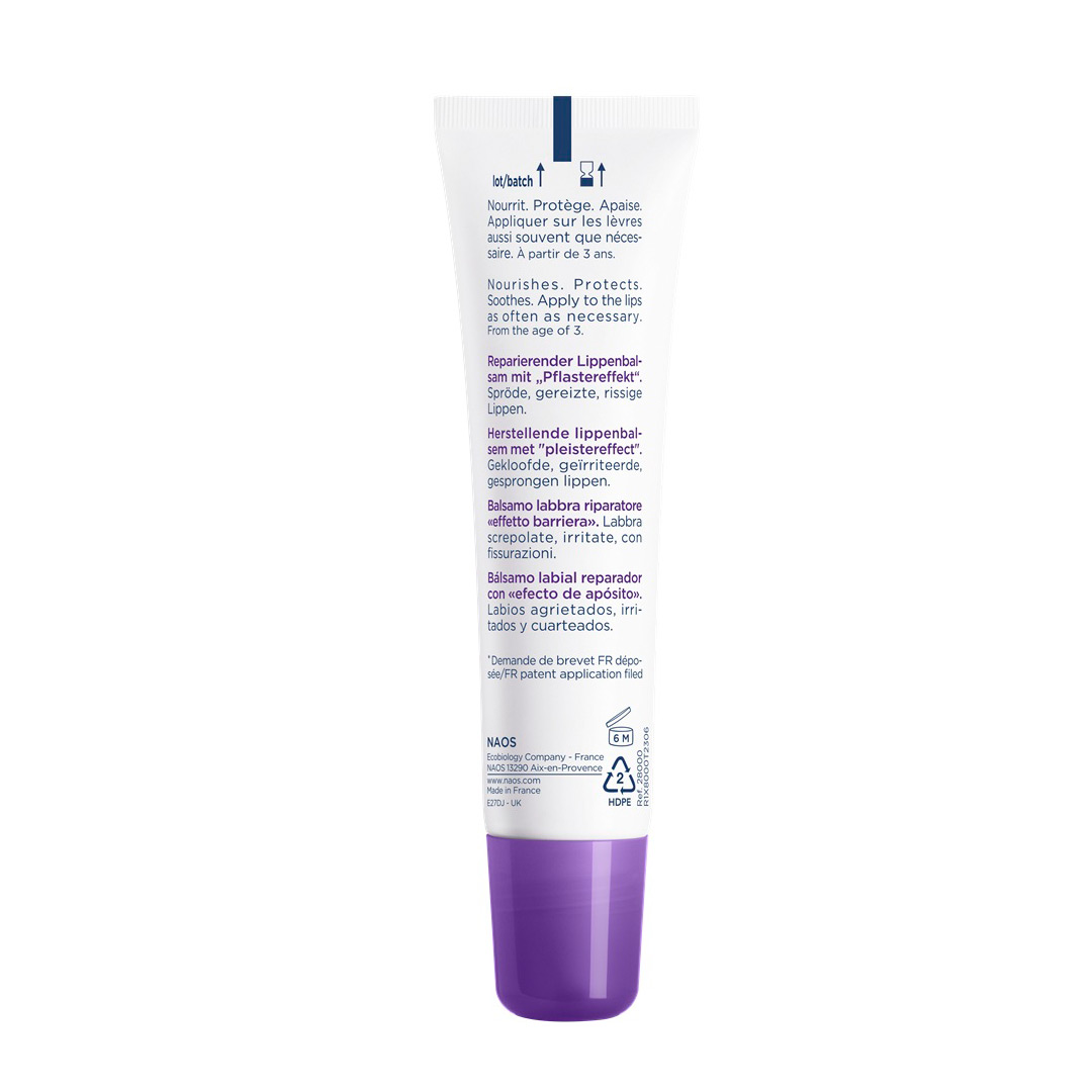 Balsam de buze reparator Cicabio, 10 ml, Bioderma, [3],farmaciabajan.ro