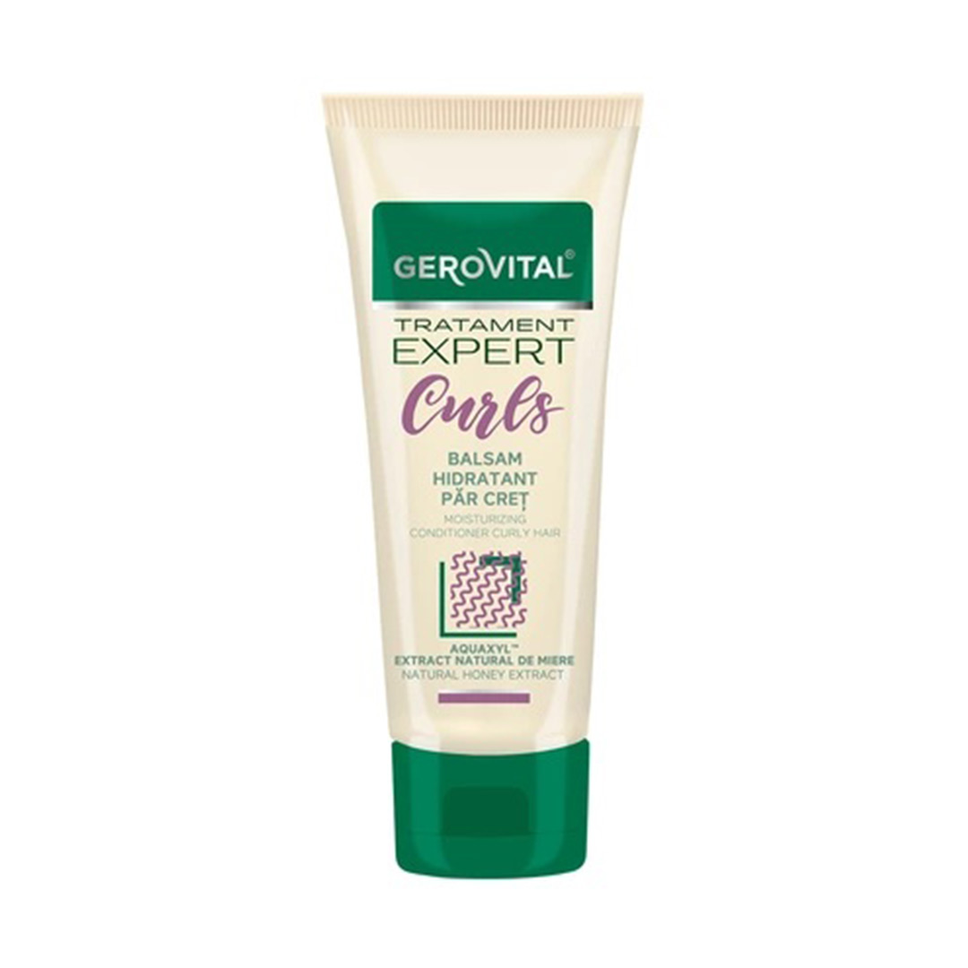 Balsam hidratant pentru parul cret Tratament Expert Curls, 150 ml, Gerovital