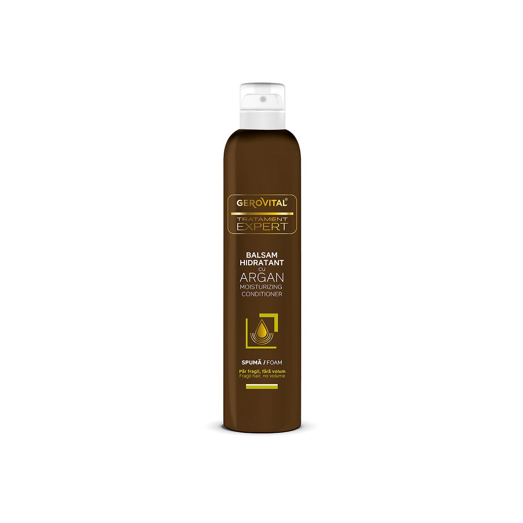 Balsam hidratant spuma cu argan Tratament Expert, 200 ml, Gerovital