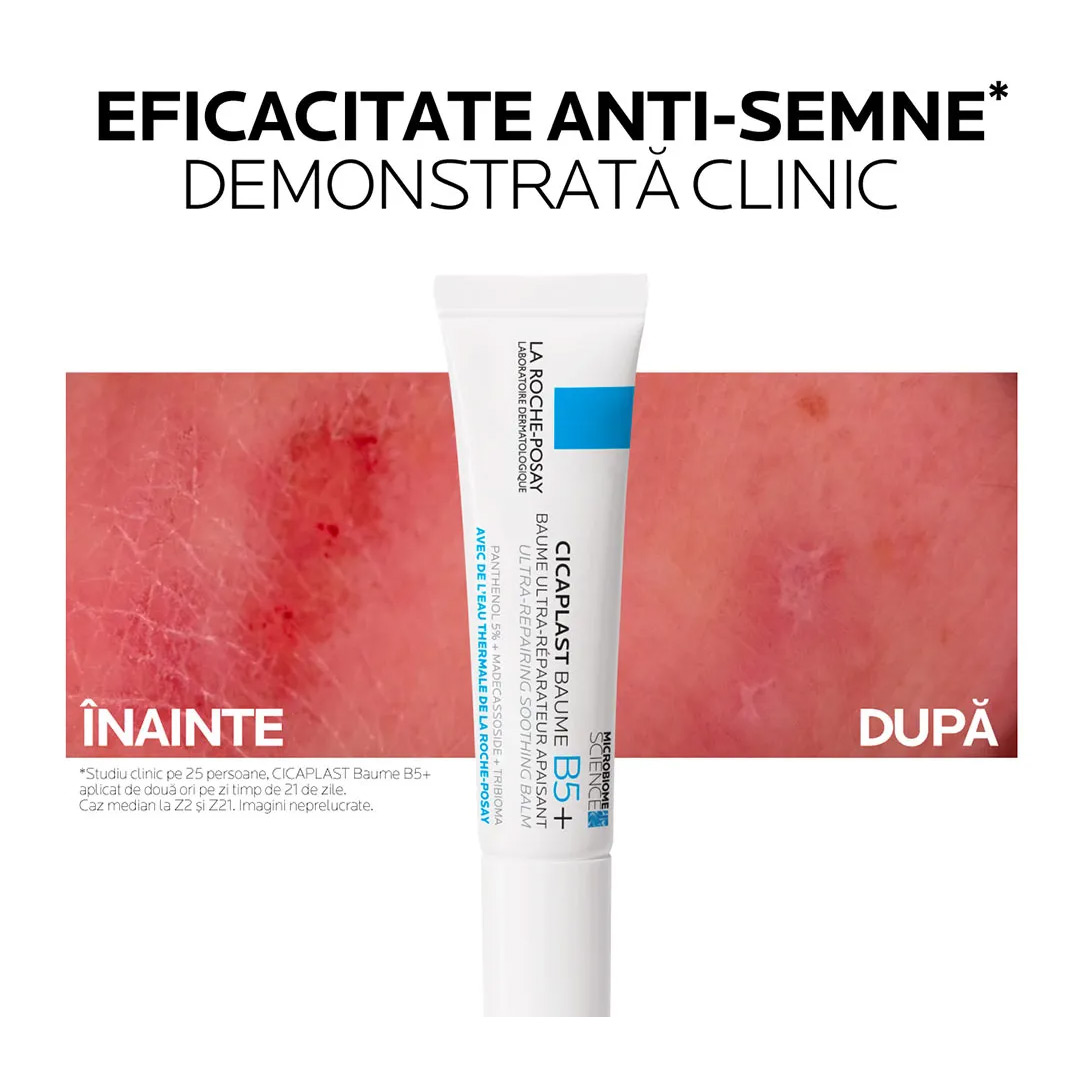 Balsam Reparator Calmant cu Indicatii Multiple Cicaplast B5+, 15 ml, La Roche Posay, [3],farmaciabajan.ro
