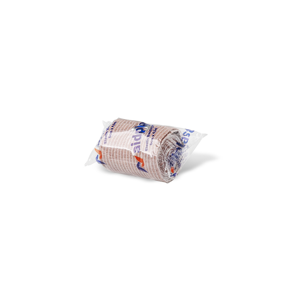 Bandaj elastic 6 cm x 4,5 m (cu clemă) - 1 buc/ambalaj, Aidplast