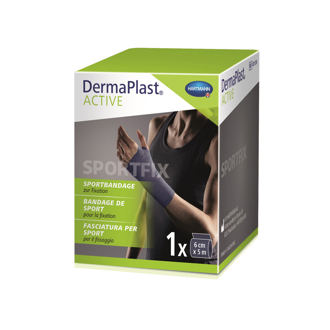 Bandaj pentru fixare SportFix DermaPlast Active, 6cm x 5m, Hartmann