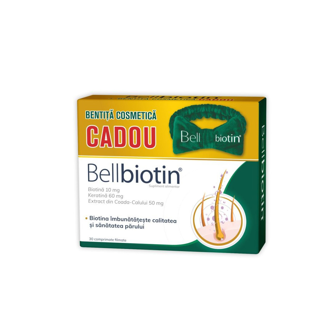 Bellbiotin, 30 comprimate + bentita cadou, Zdrovit