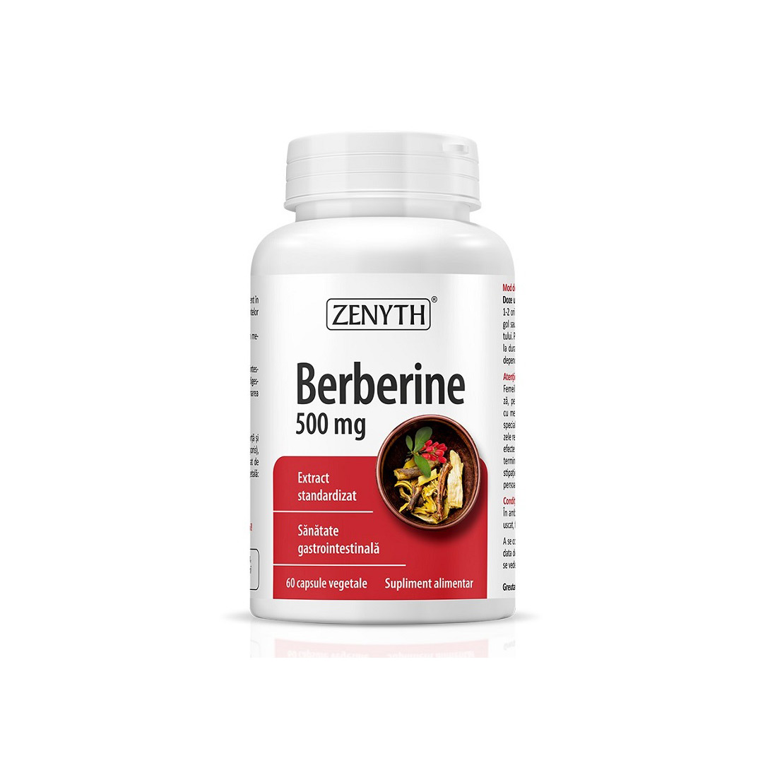 Berberine, 500 mg, 60 capsule, Zenyth