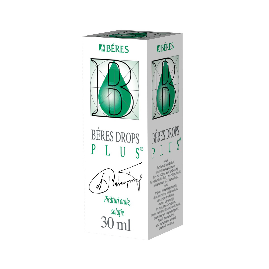 Beres Drops Plus - Picaturi, 30 ml, Beres Pharmaceuticals Co