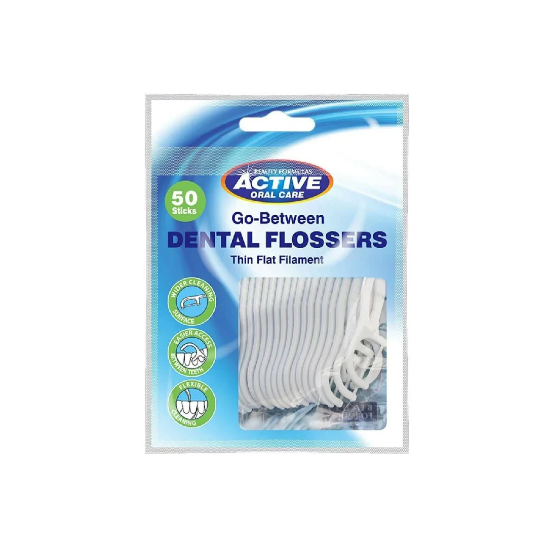 Betisoare cu ata dentara, display, 50 bucati, Beauty Formulas