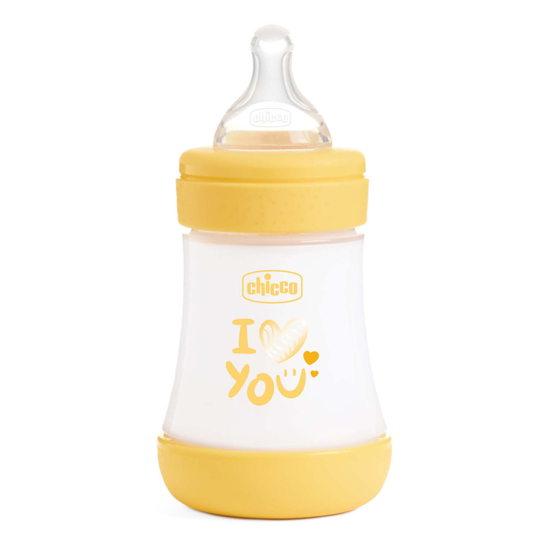 Biberon Perfect 5 PP, tetina s, flux lent, 150 ml, 0 luni+, Chicco