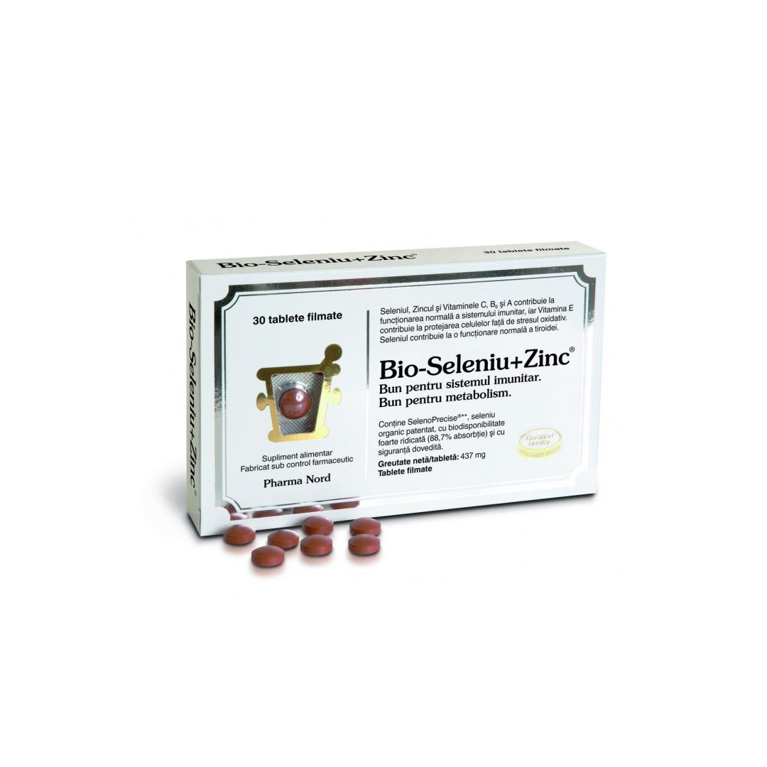 Bio-Seleniu + Zinc, 30 tablete, Pharma Nord
