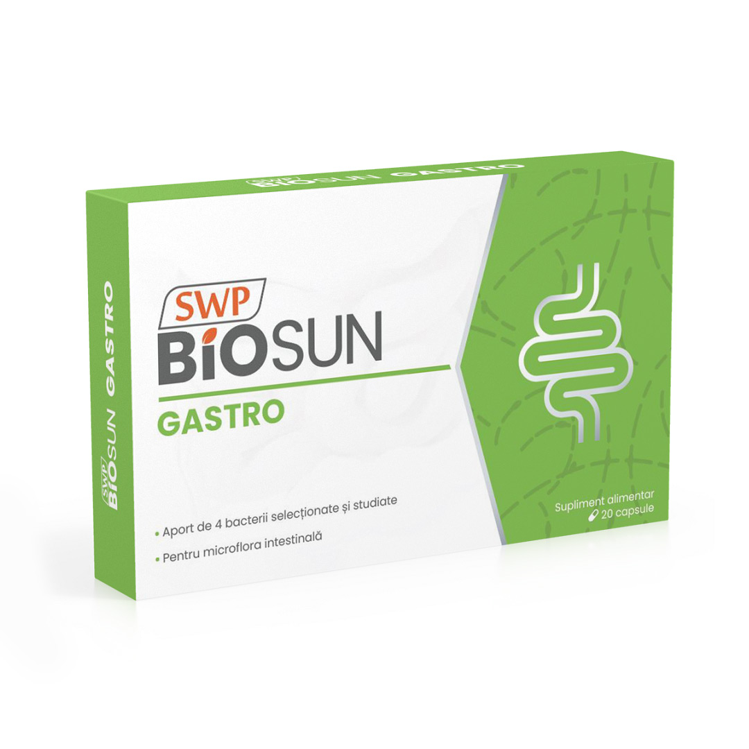 BioSun Gastro, 20 capsule, Sun Wave Pharma